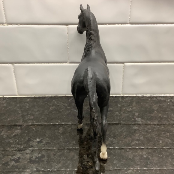 American Saddlebred Black Horse Model No. 1603 Little Bits/Paddock Pal Molds - Picture 4 of 6